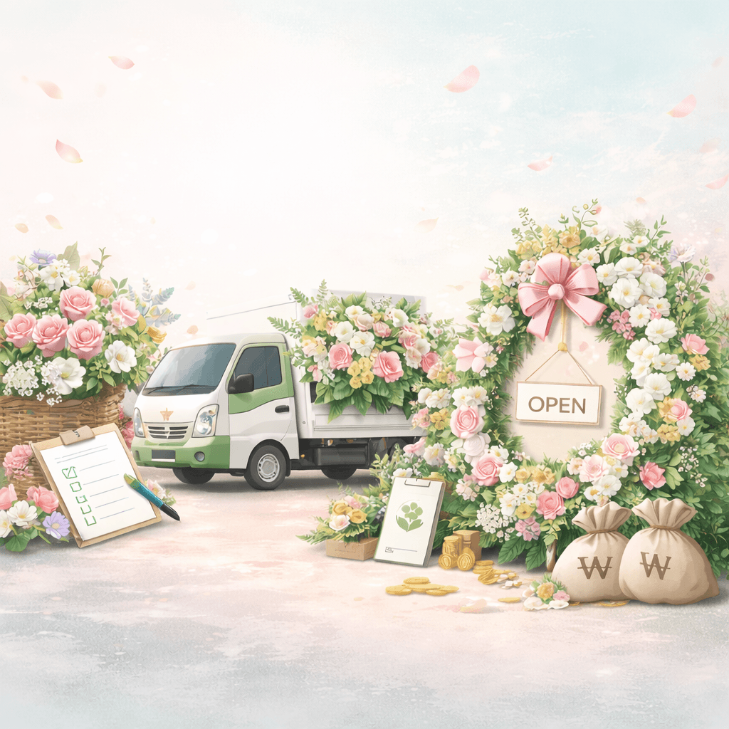 화원사 수발주 플랫폼 배너